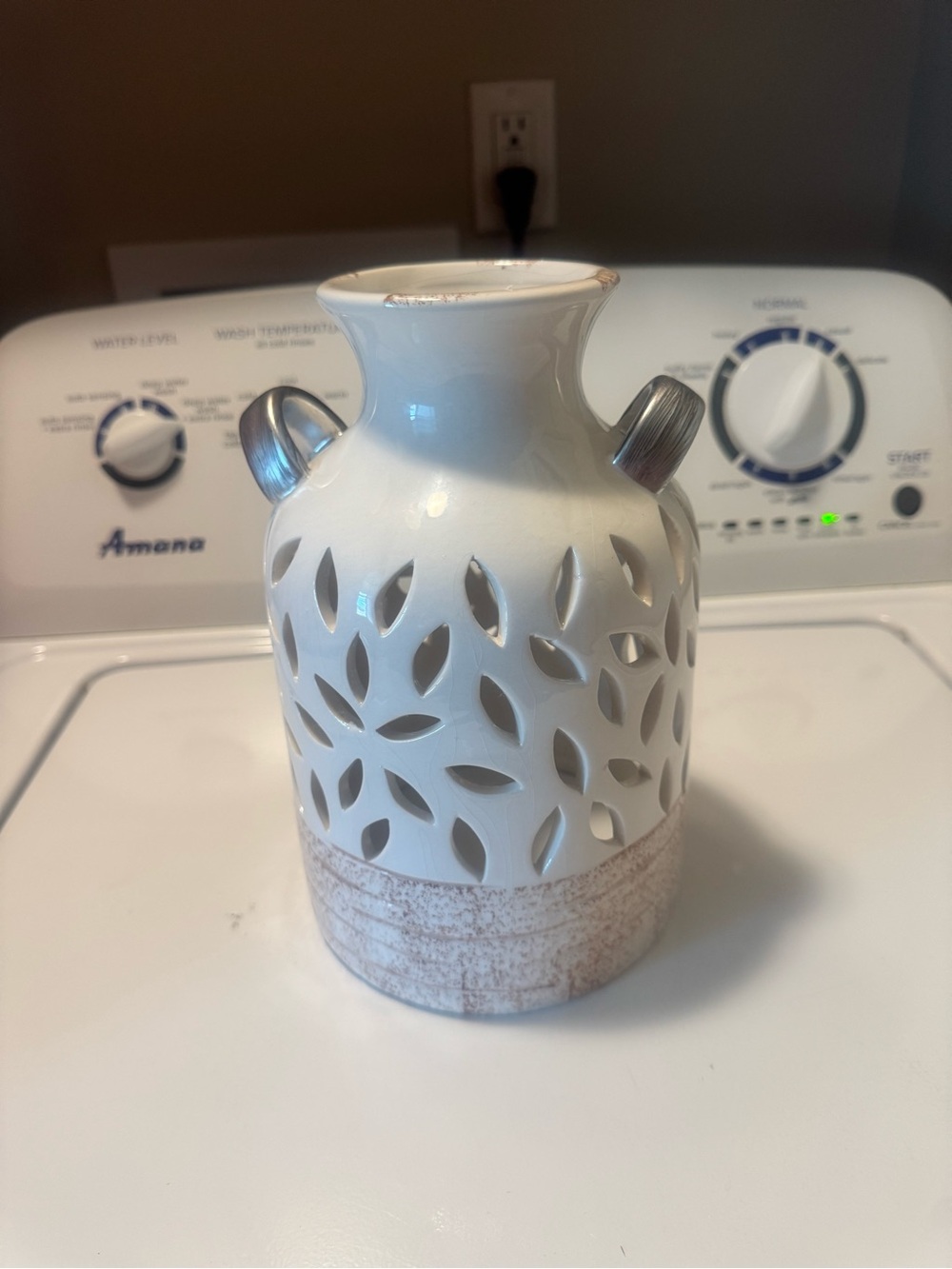 Pink Zebra Ceramic Milkcan Accent Shade